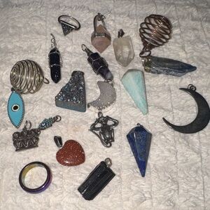 Set of witchy jewelry